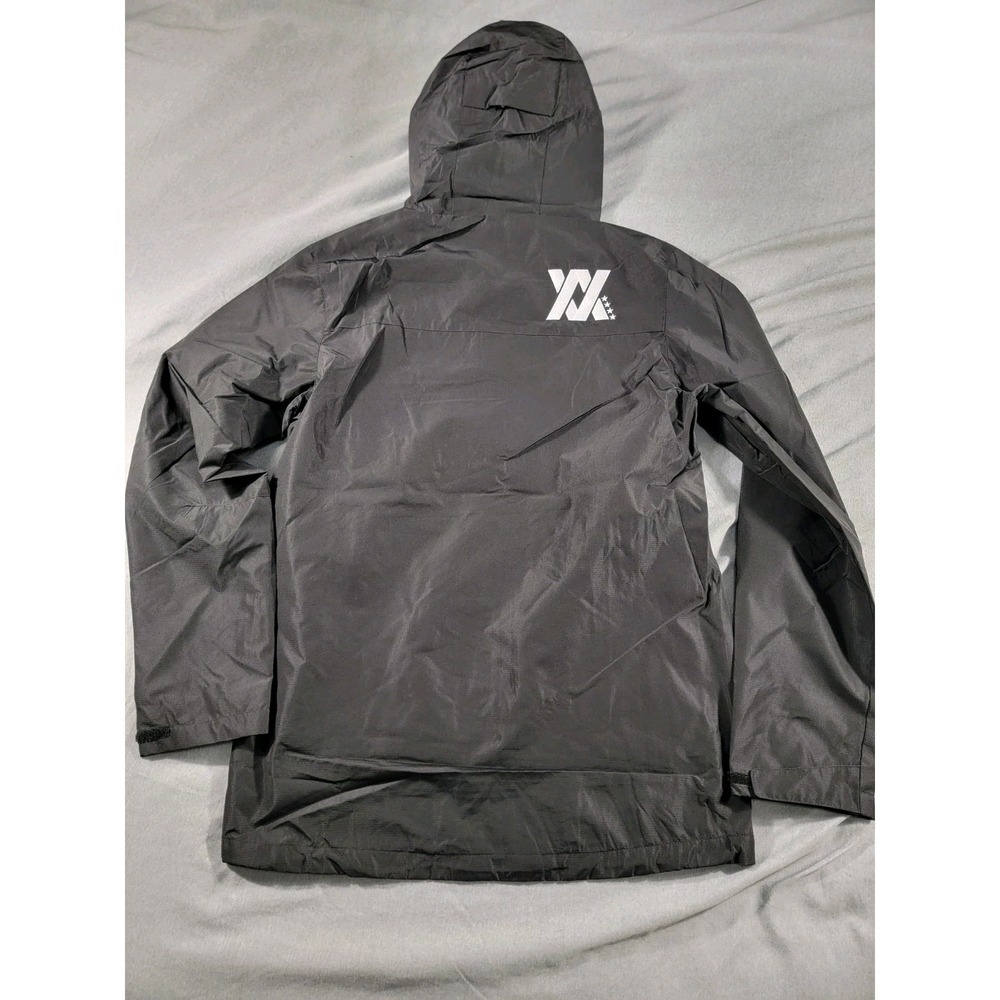 NEW DIXXON Ground Up Hooded Tech Jacket Vented Water Repellant Large Black - Picture 9 of 9